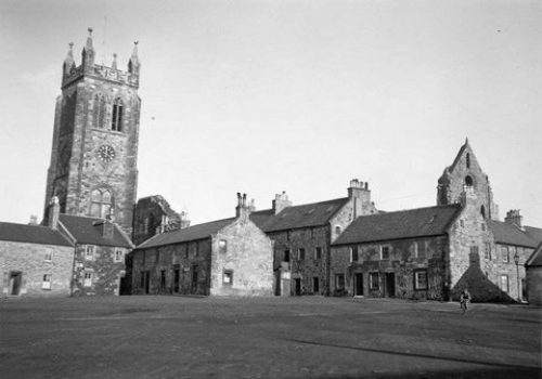 Tenements on the Abbey Green.