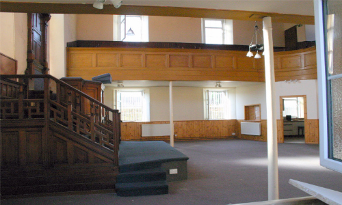 Greenfoot Church interior.