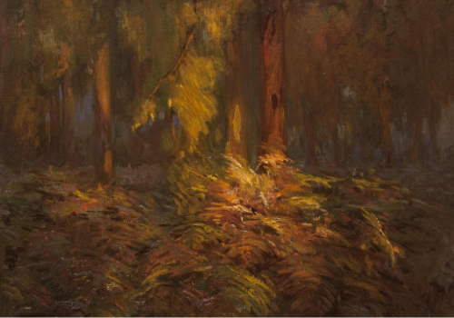 Among the Bracken and Wood by George Henry. In the collection of North Ayrshire Heritage Centre.