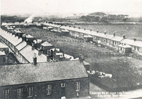Workers' houses at Eglinton Ironworks.