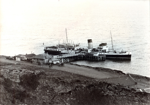 Millport's other steamer landing place - Keppel Pier.