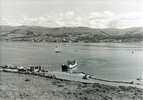 The Tattie Pier which was converted into the Cumbrae Ferry Slip.