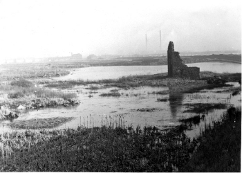 Engine house for one of the Auchenharvie Pits. Used to house a Newcomen Engine to pump water from underground.