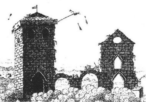 An illustration of a Papingo Shoot in 1775.
