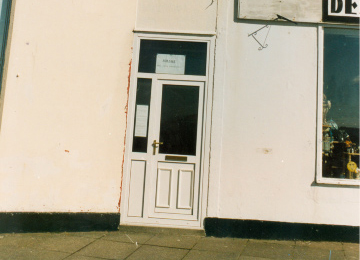 The narrow frontage of The Wedge.